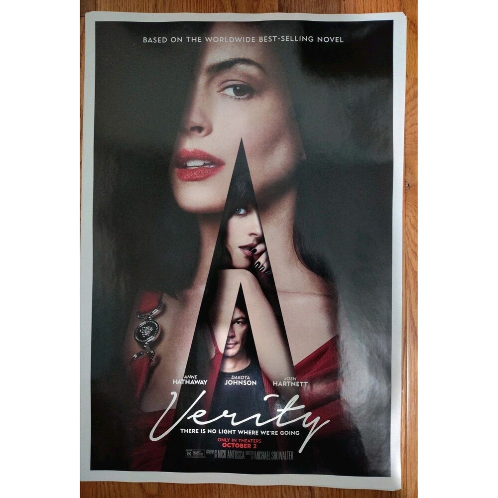VERITY Movie Poster 2026 Anne Hathaway Dakota Johnson Original Mini Promo 11x17